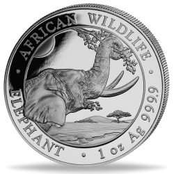 1 Oz Silber Somalia Elefant...