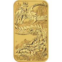 1 Oz Gold Rectangle Dragon...