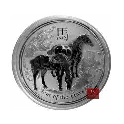 1 Kg Silber Lunar II Pferd 2014