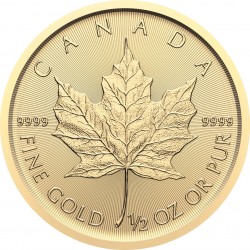 1/2 Oz Gold Maple Leaf 2024