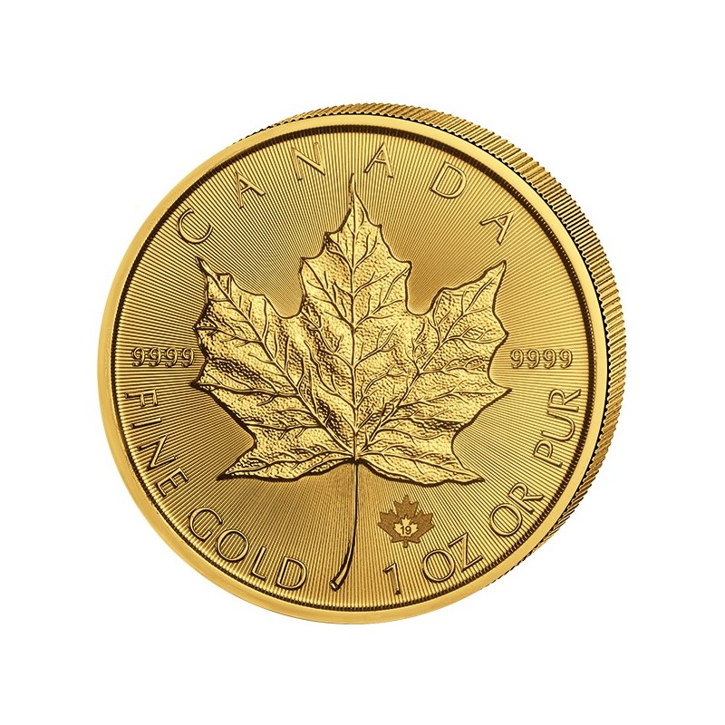 1 Oz Gold Maple Leaf  2019